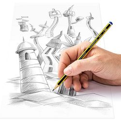 Llapis grafit NORIS 120-3 H, caixa 12 unt.