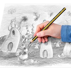 Llapis grafit triangular NORIS JUMBO 119, caixa 12 unt.