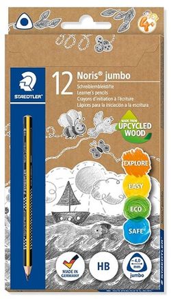 Llapis grafit triangular NORIS JUMBO 119, caixa 12 unt.