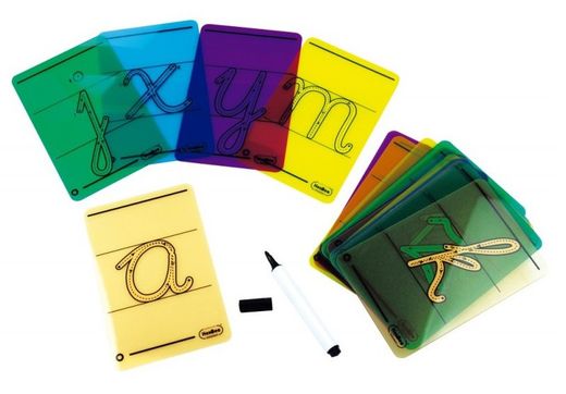 Letras cursivas para trazar