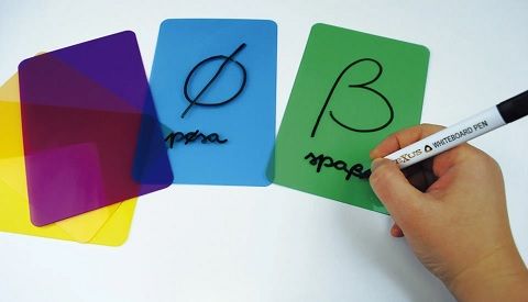 Lletres cursives per traçar