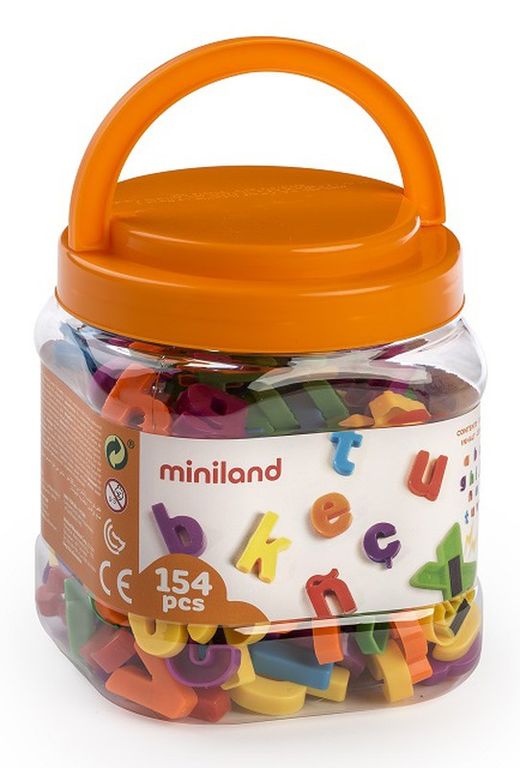 Lletres magnètiques minúscules, 154 pcs