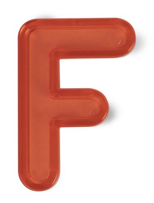 Translucent letras mayúsculas