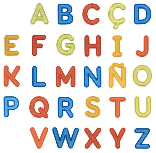 Translucent letras mayúsculas