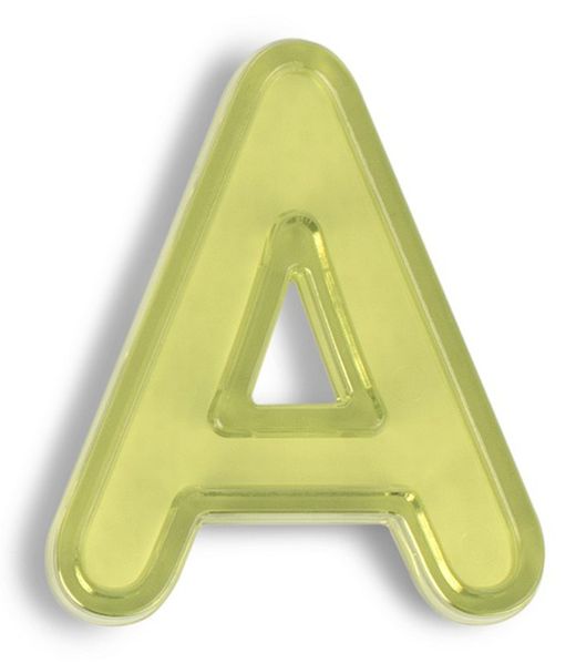 Translucent letras mayúsculas