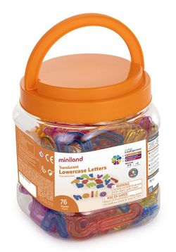 Lletres translúcides minúscules 76 pcs