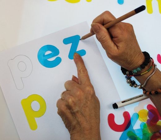 Letras Traslúcidas: Minúsculas