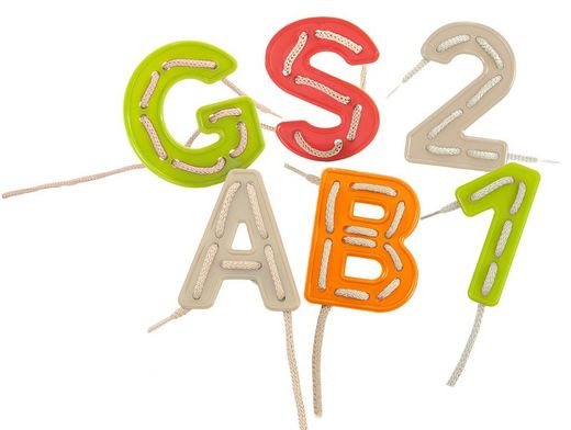 Letras y números para coser ECO Activity 123 ABC