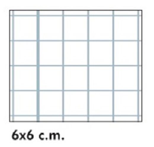 Llibreta gofrada 6x6 cm A4, 48 fulls