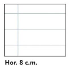 Libreta gofrada horizontal 8 cm. A5, 48 hojas