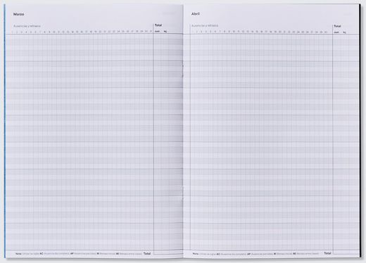 Llibre registre Assistència ADDITIO (CASTELLÀ)
