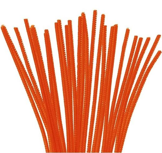 Limpiapipas naranja 25 und.