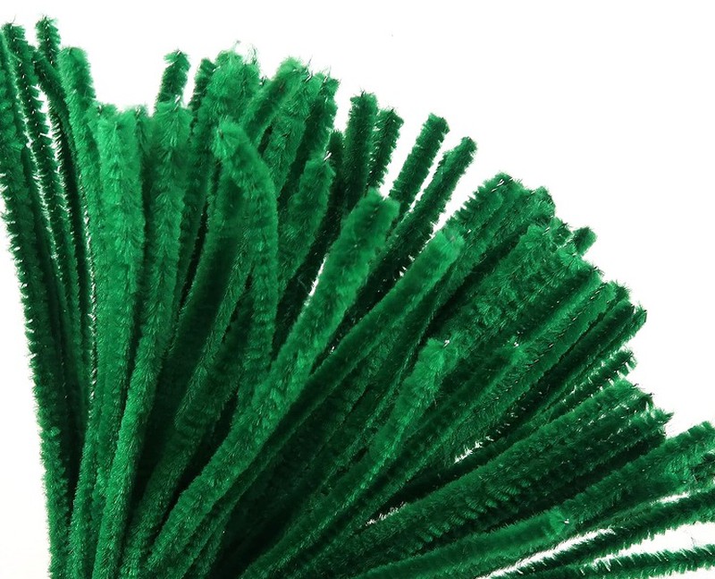 APLI 13275. Limpiapipas para manualidades color verde (50 und.)