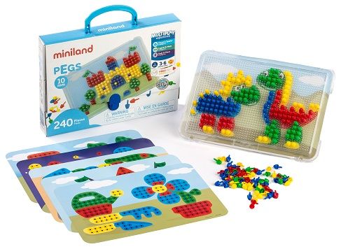 Pegs 10 mm - Colores primarios