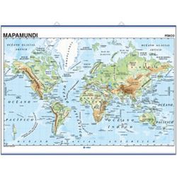 Mapa mural Mundi Físico/Político - Catalán - ¡¡ÚLTIMA EXISTENCIA!!