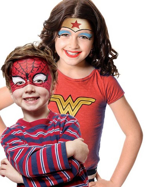 Maquillaje Alpino Superheroes