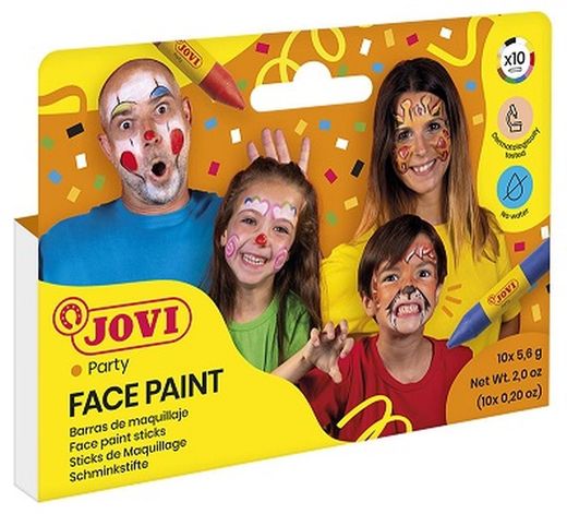 Barras de maquillaje JOVI estuche 10 colores surtidos