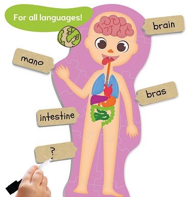 Maxi-puzle Descobreix i identifica el cos humà