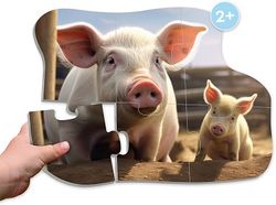 Maxi-puzles Animales y sus crías