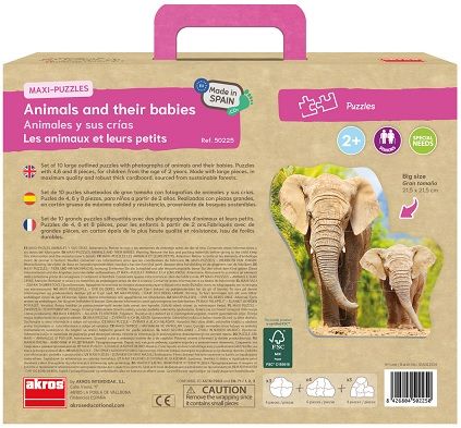 Maxi-puzles Animales y sus crías