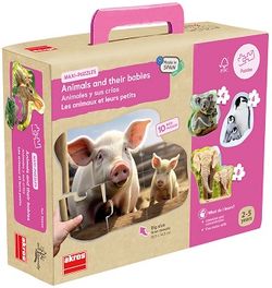 Maxi-puzles Animales y sus crías