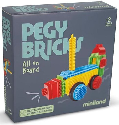 Pegy bricks: all on board