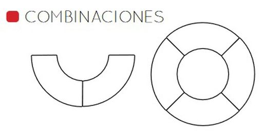 Mesa 1/4 de aro