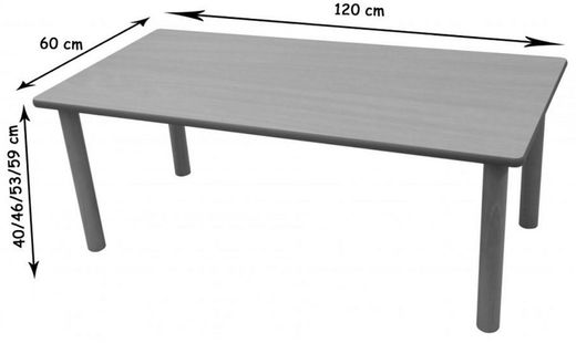Taula rectangular