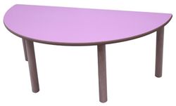 Mesa semiredonda