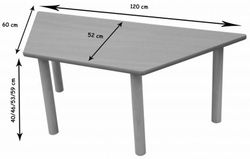 Mesa trapecio