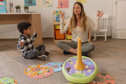 Joc baldufa relaxació i consciència Mindful Kids