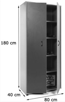 Moble adult alt armari 2 portes