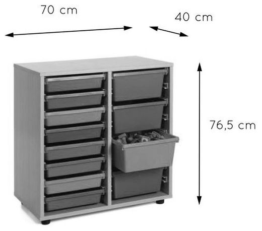Cubetero 2 columnas