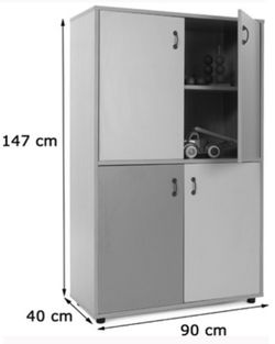 Armario 4 puertas