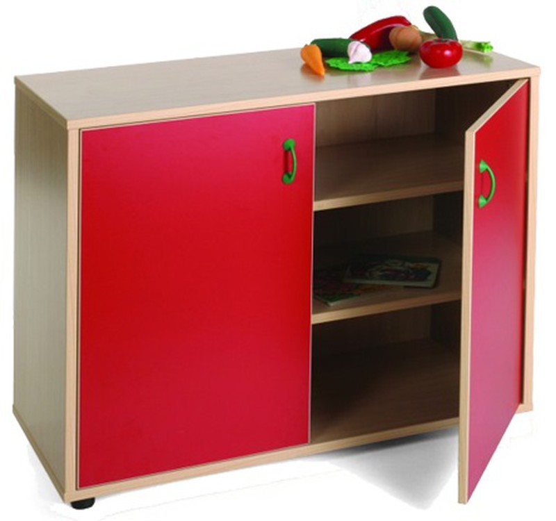 Mueble infantil bajo armario 3 estantes Mobeduc 600202. — latiendadelmaestro