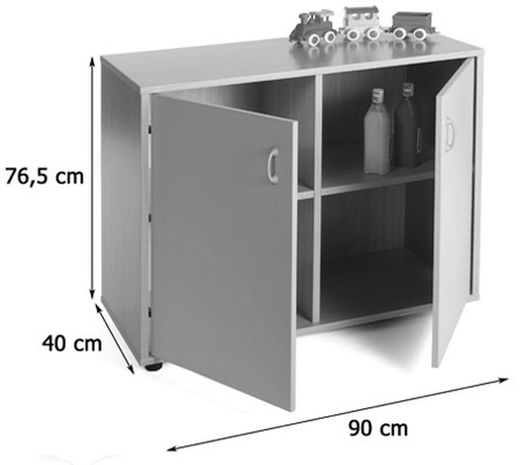 Armari 4 caselles 2 portes