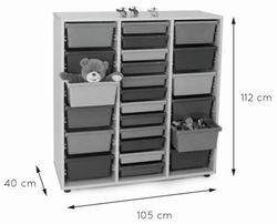 Cubetero 3 columnes
