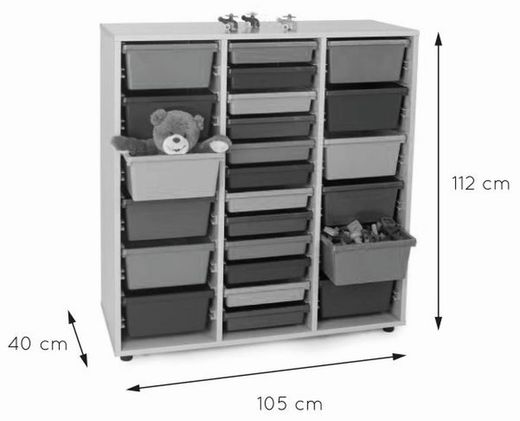 Cubetero 3 columnes