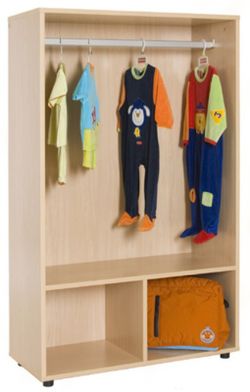 Perchero abierto con barra