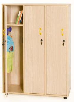 Taquilla 3 niños/as con llave