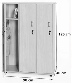 Taquilla 3 niños/as con llave