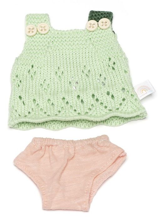 Muñeca africana 21 cm (31144) con vestido forest (31668)