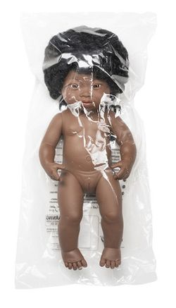 Nina africana amb síndrome de Down 38 cm.