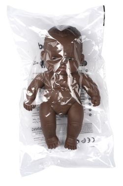 Nina nena Africana sense roba 21 cm.