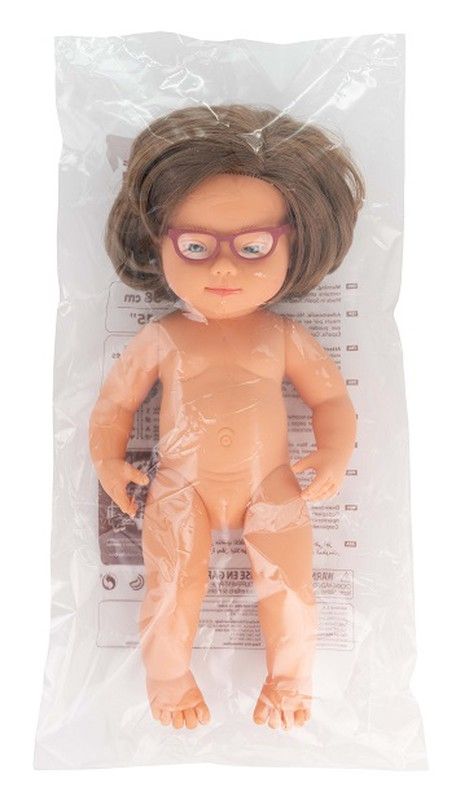 Nina caucàsica amb ulleres 38 cm.