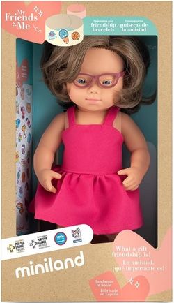 Nina amb síndrome de Down 38 cm MF&M