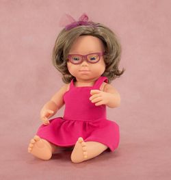 Nina amb síndrome de Down 38 cm MF&M