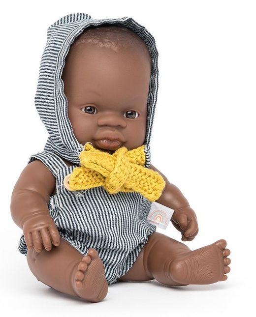 Muñeco africano 21 cm (31143) con vestido sea (31669)