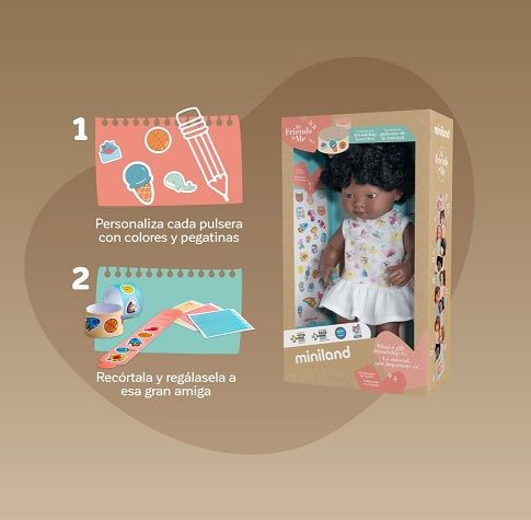 Nina afroamericana 38 cm MF&M