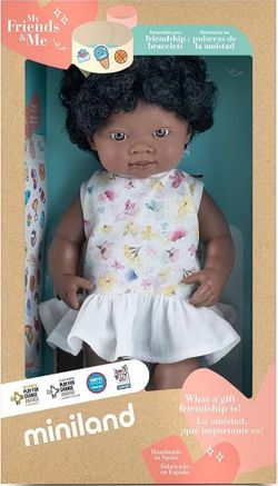 Nina afroamericana 38 cm MF&M